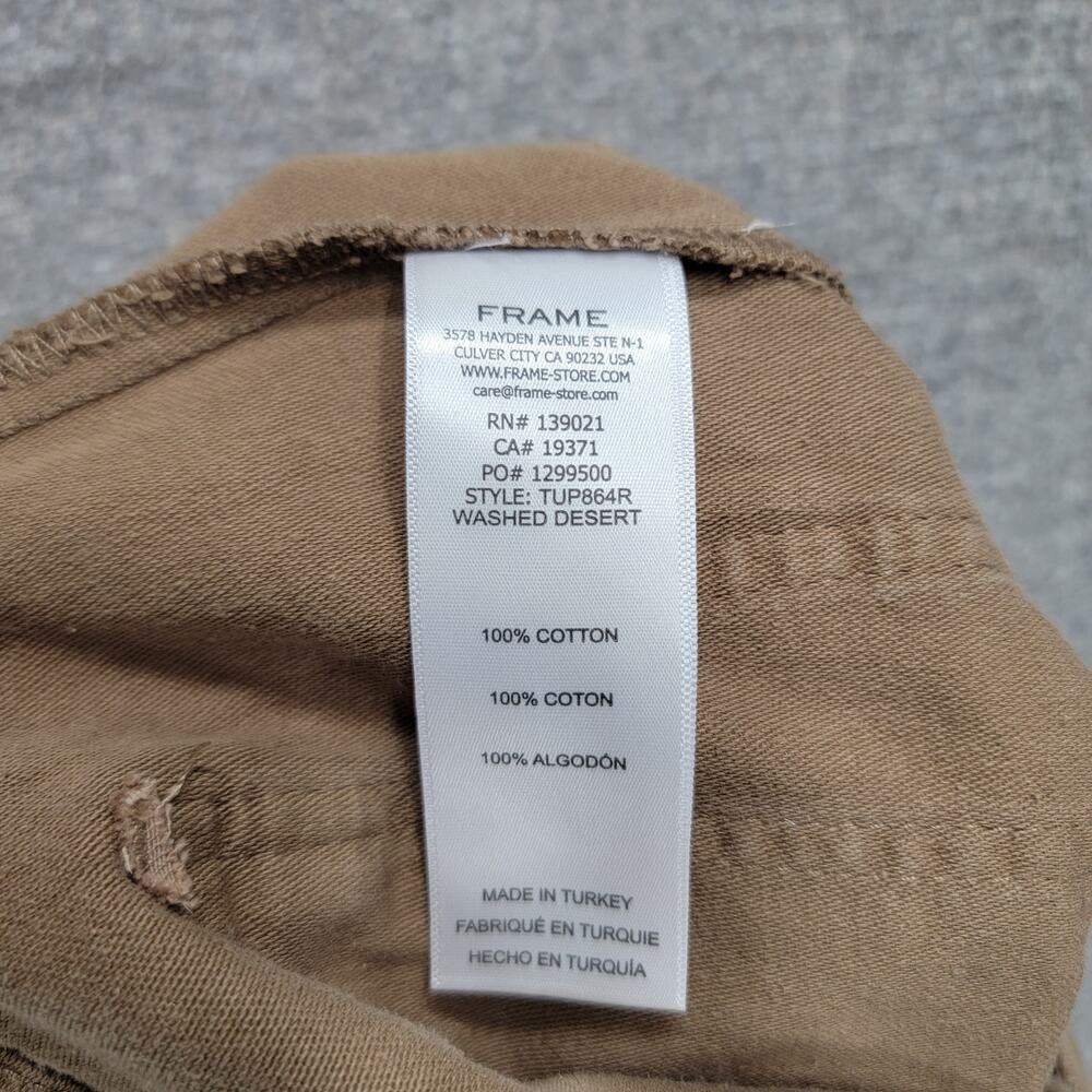 Frame Twisted Utility Pants, Size 26, - image 5